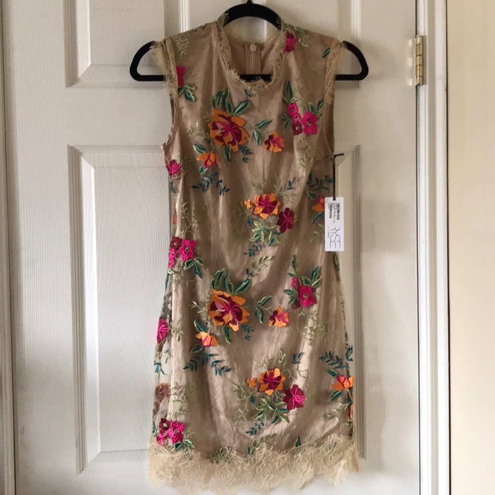 🦄 SAMPLE- RYSE floral boho romantic dress lace